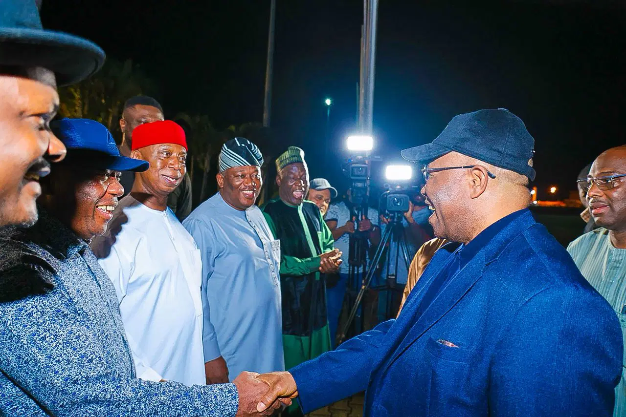Senate President Akpabio Returns From London, Dismisses Illness Rumours