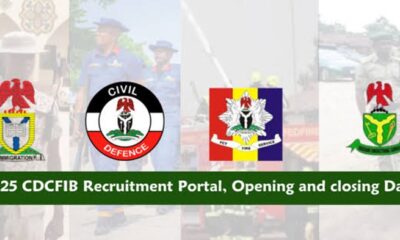FG Extends NSCDC, Fire Service, Immigration Recruitment Deadline By One Week