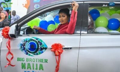BBNaija Season 10 Winner, Imisi, Receives ₦150m Grand Prize, SUV in Lagos