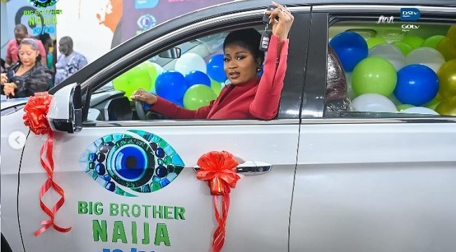 BBNaija Season 10 Winner, Imisi, Receives ₦150m Grand Prize, SUV in Lagos