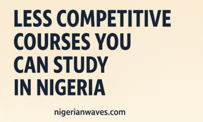 Less Competitive Courses You Can Study In Nigeria