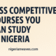 Less Competitive Courses You Can Study In Nigeria