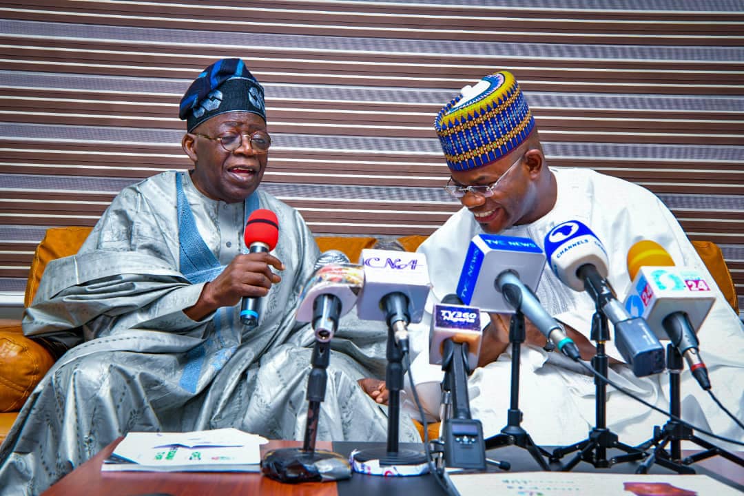 2027: Yahaya Bello Declares Tinubu as ‘Angel’ Sent to Fix Nigeria