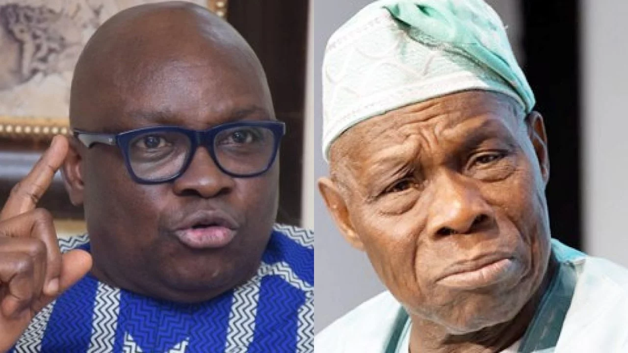 ‘You Belong In The Zoo…' - Fayose Slams Obasanjo In 'Thank You' Message