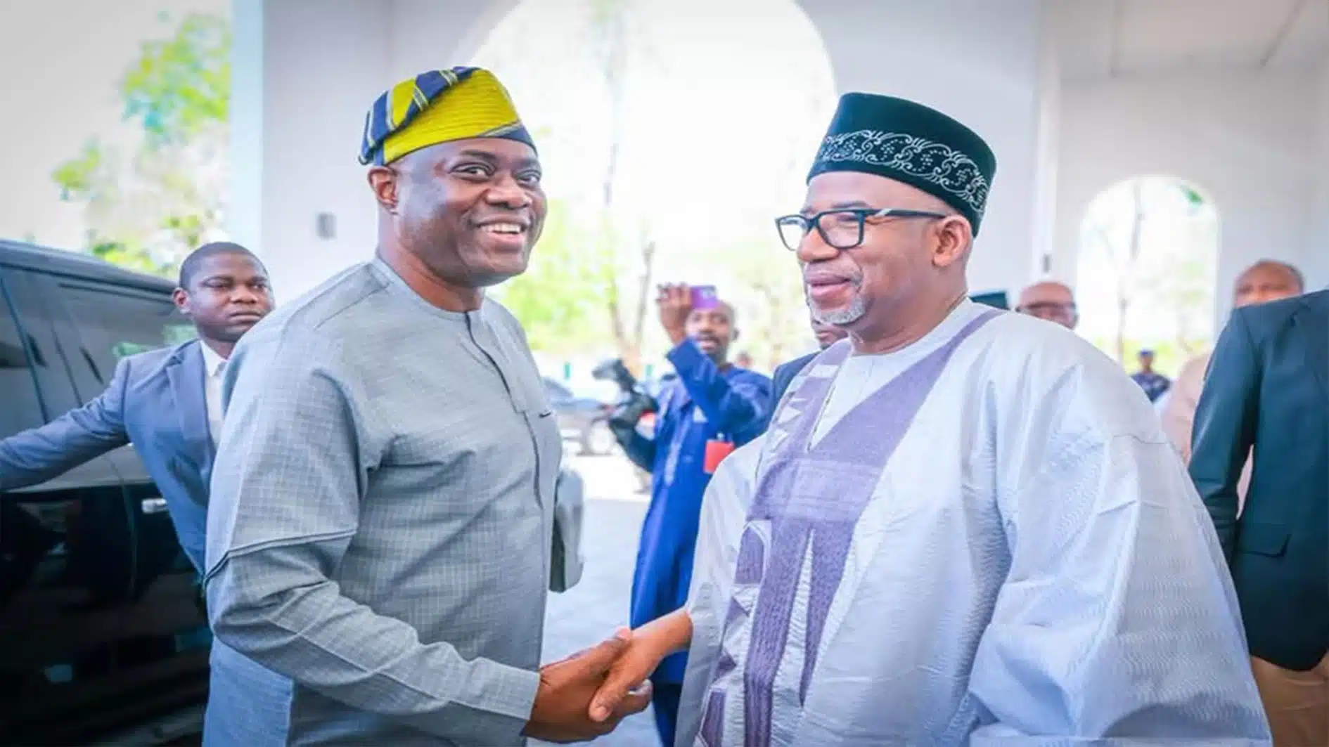 Seyi Makinde and Bala Mohammed