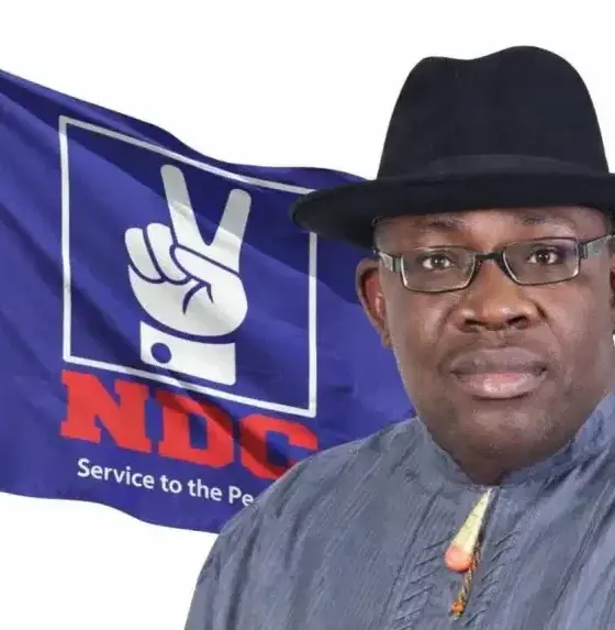 Seriake Dickson - NDC flag